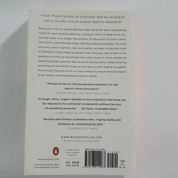 In Defense of Food : An Eater's Manifesto by Michael Pollan - Picture 2 of 4